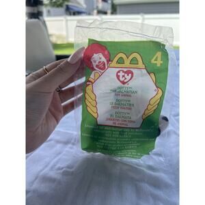 2000 McDonald’s Ty Teenie Beanie Baby #4 DOTTY DALMATIAN - New in Bag